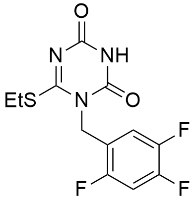 6-(乙硫基)-1-(2,4,5-三氟苄基)-1,3,5-三嗪-2,4(1H,3H)-二酮